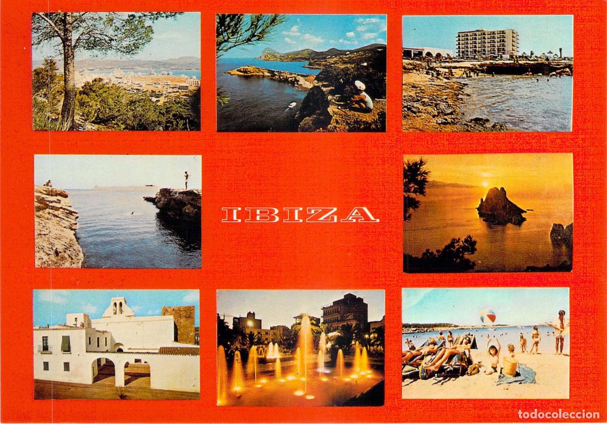 Postales: Postal multivista de Ibiza con paisajes y playas