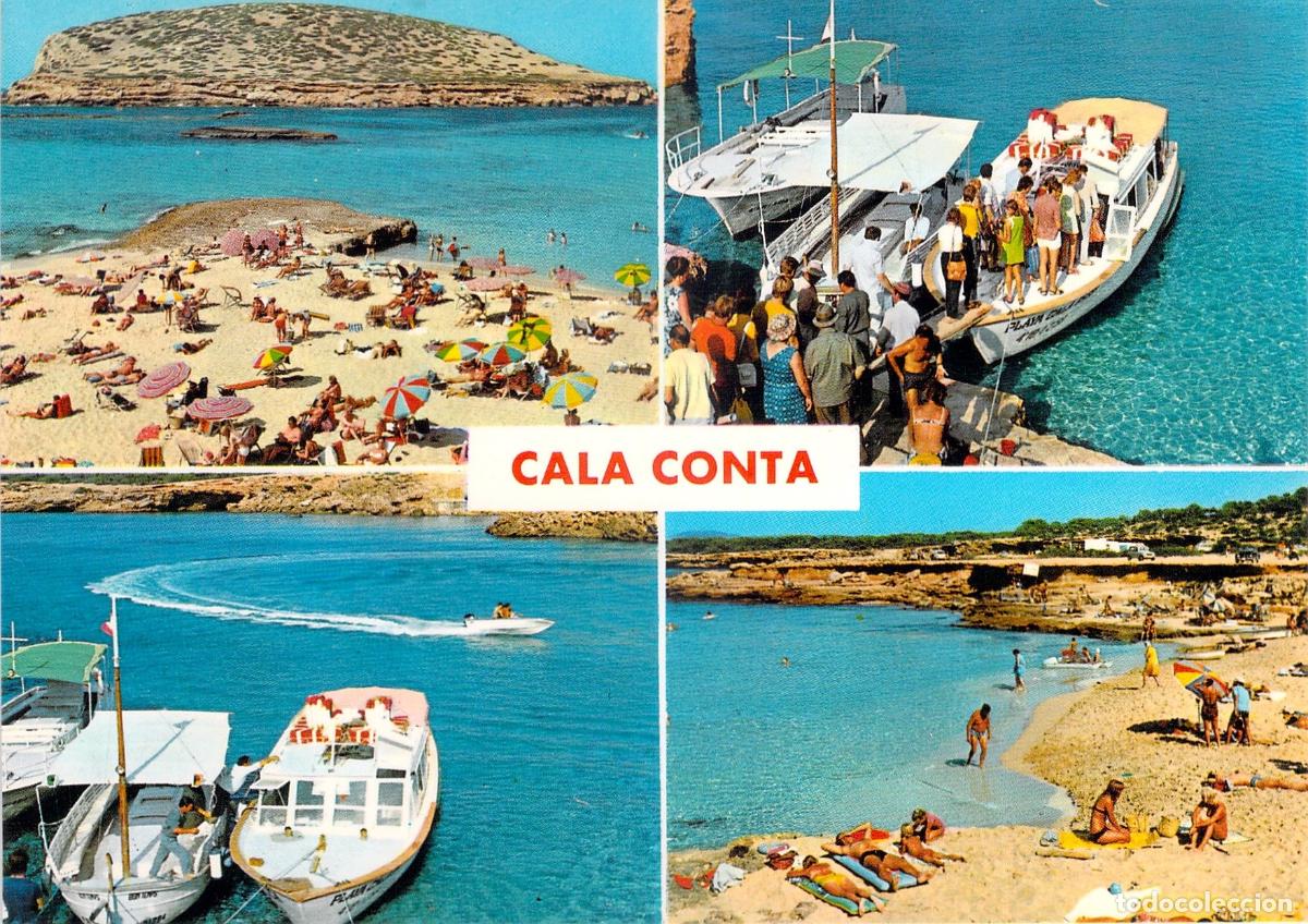 Postales: Postal de Cala Conta en San Antonio Abad, Ibiza, Islas Baleares
