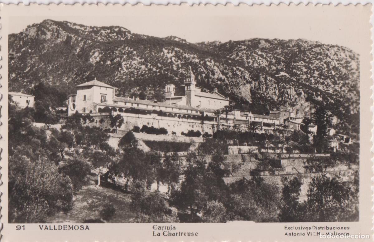 Postales: MALLORCA, VALLDEMOSA, CARTUJA - EXCL.DIST. ANTONIO VICH N&ordm;91 - S/C