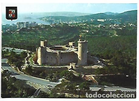 Postales: VISTA AEREA, CASTILLO DE BELLVER.- PALMA / MALLORCA