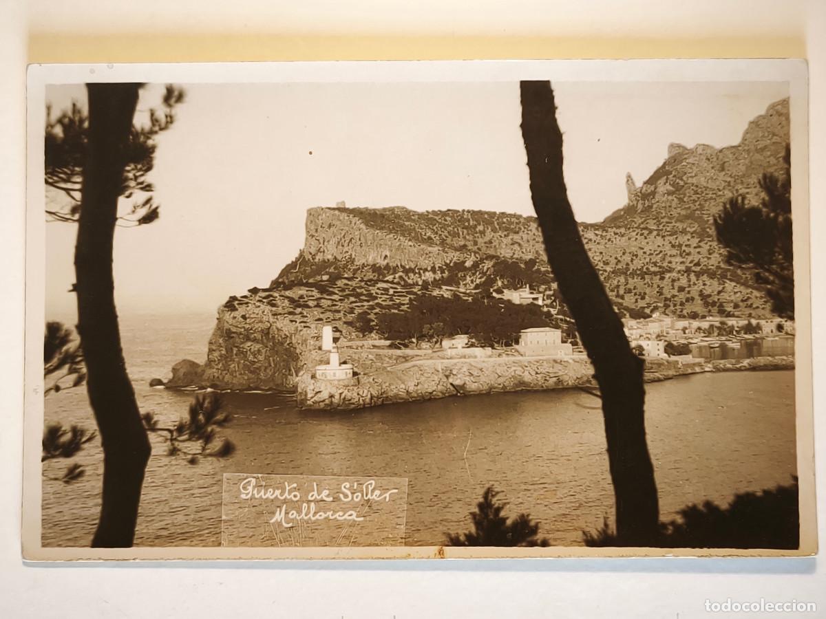 Postales: Puerto de Soller, Mallorca. Real Photo postcard