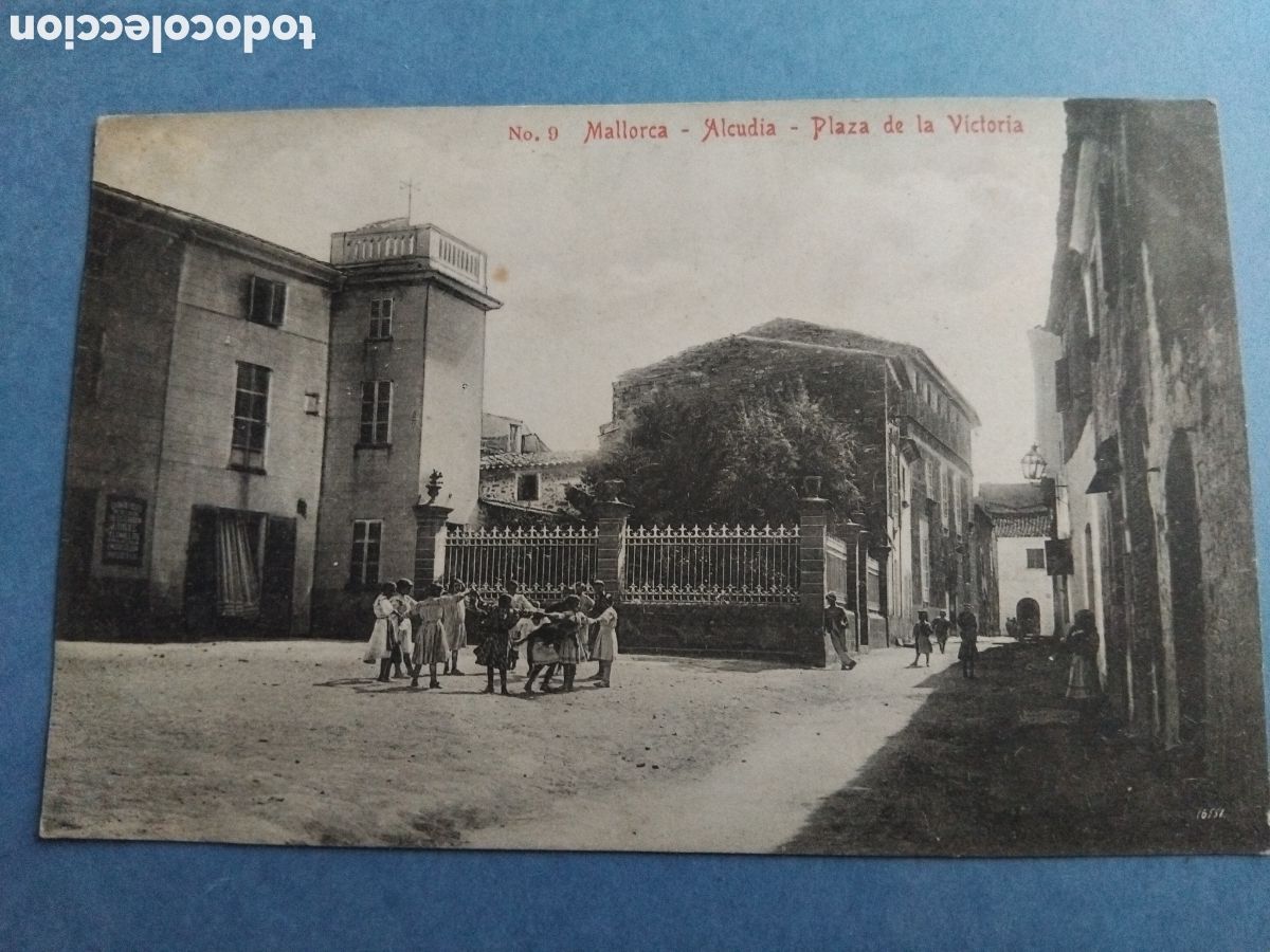 Postales: Postal Alcudia. Plaza de la victoria