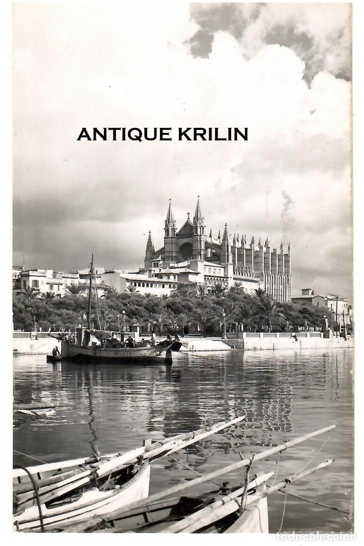 Postales: MALLORCA / PALMA N&ordm; 2044 LA C ATEDRAL DESDE ES MOLLETS / CASA PLANAS / FRANQUEADA