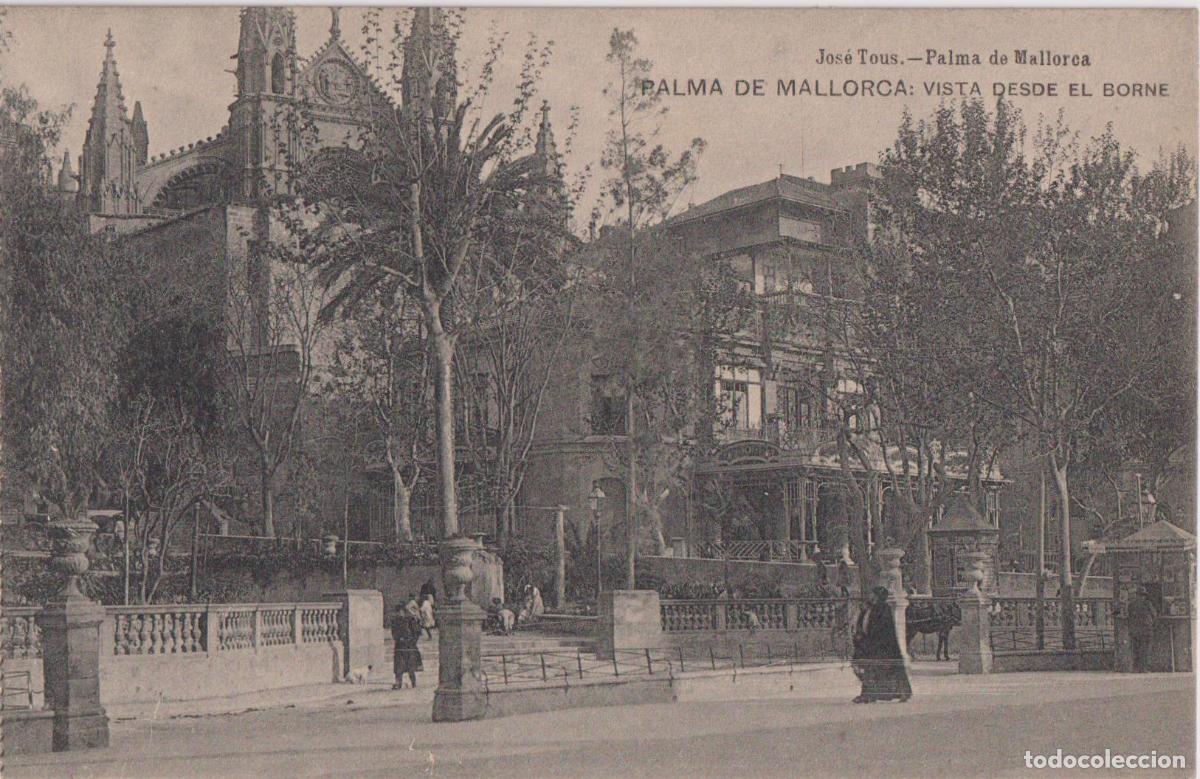 Postales: PALMA DE MALLORCA, VISTA DESDE EL BORNE - JOS&Eacute; TOUS - S/C