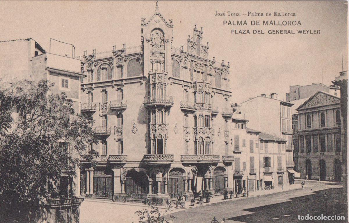 Postales: PALMA DE MALLORCA, PLAZA DEL GENERAL WEYLER - JOS&Eacute; TOUS - S/C