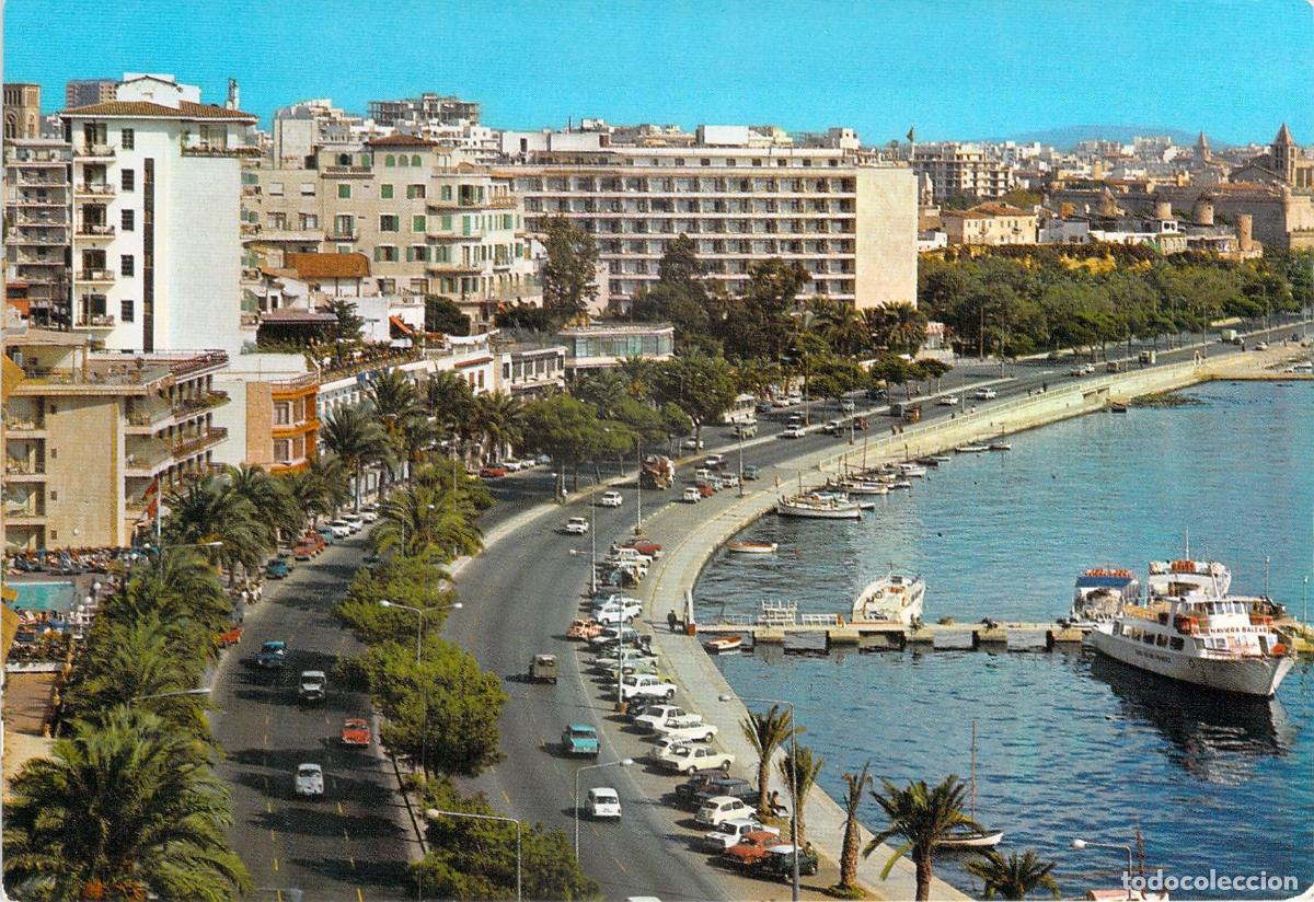 Postales: Postal de Palma de Mallorca, Paseo Mar&iacute;timo - Foto 1