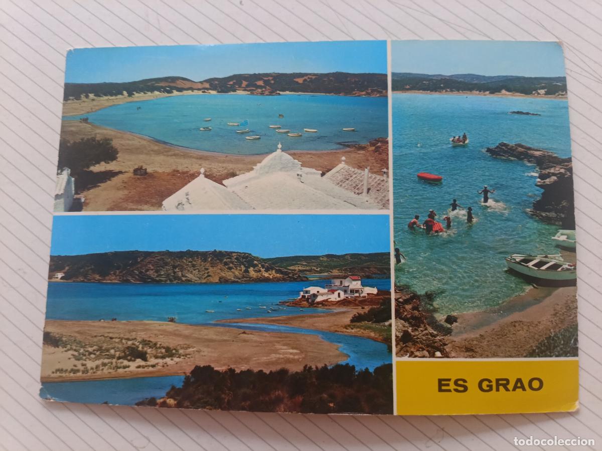 Postales: Menorca, Es Grao, circulada