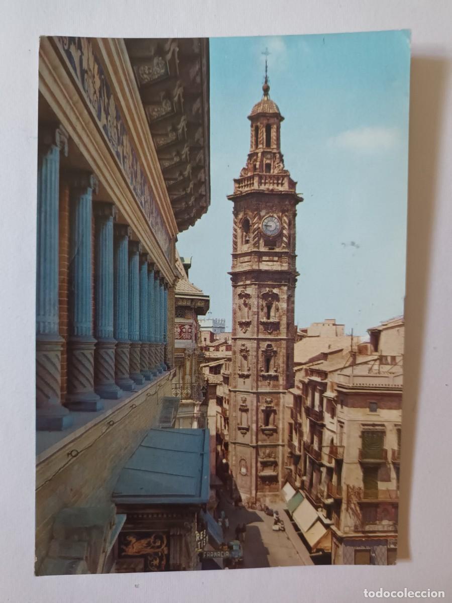 Postales: VALENCIA. TORRE DE SANTA CATALINA (1962) - BONITO FRANQUEO