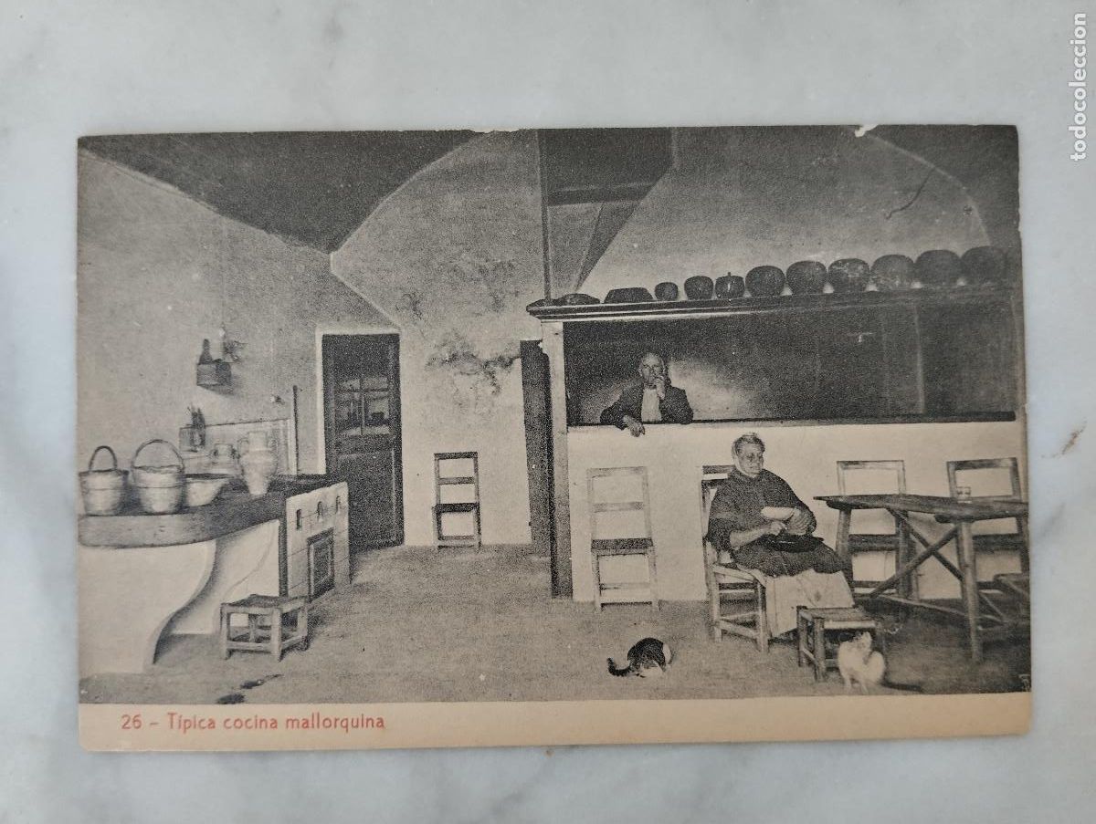 Postales: TIPICA COCINA MALLORQUINA