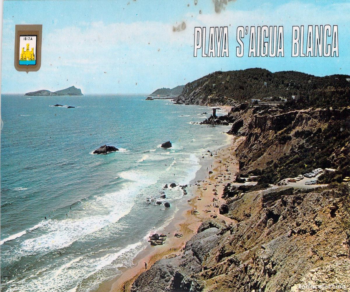 Postales: Postal de Playa S'Aigua Blanca en Ibiza
