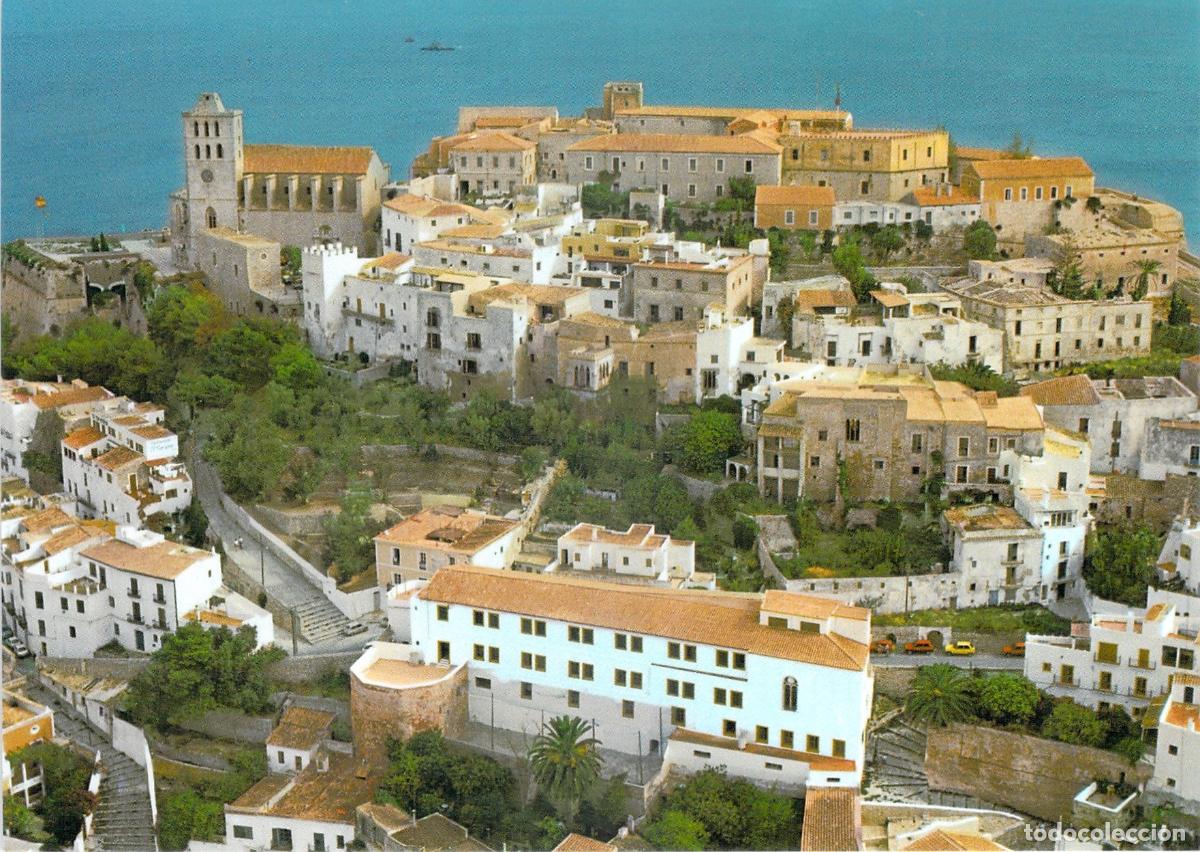 Postales: Postal de Dalt Vila en Ibiza, Islas Baleares