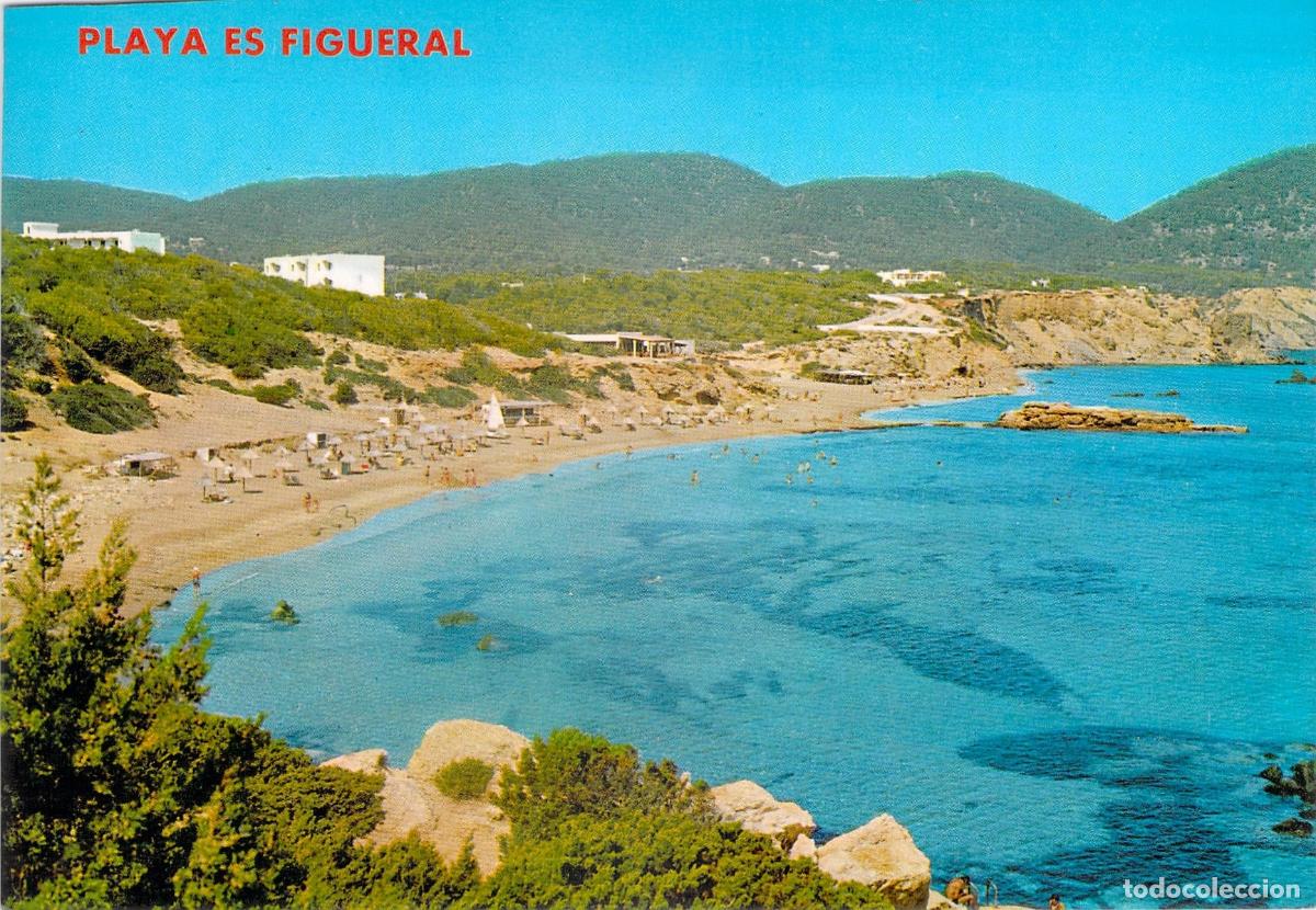 Postales: Postal de Playa de Es Figueral en Ibiza, Islas Baleares