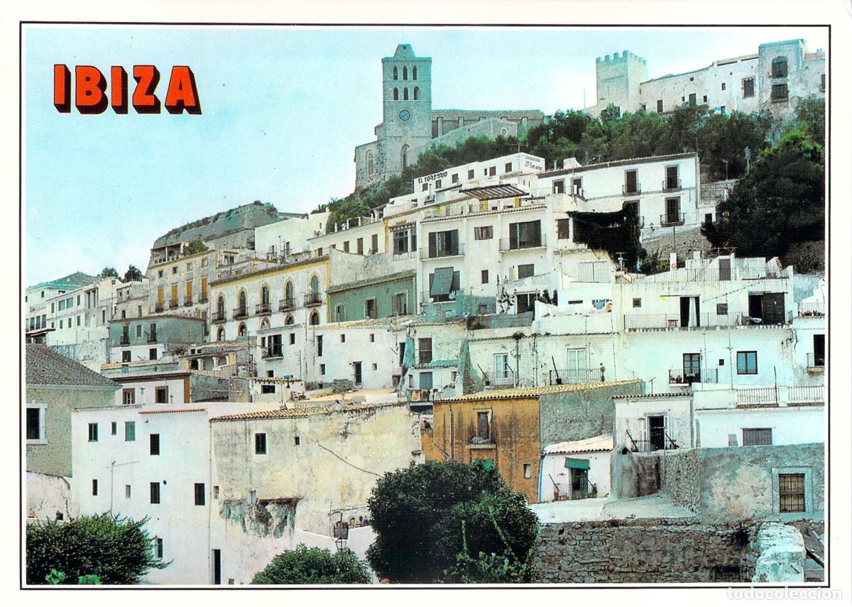 Postales: Postal de Dalt Vila en Ibiza, Islas Baleares