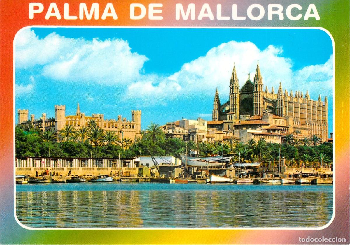 Postales: Postal de la Catedral y La Lonja en Palma de Mallorca