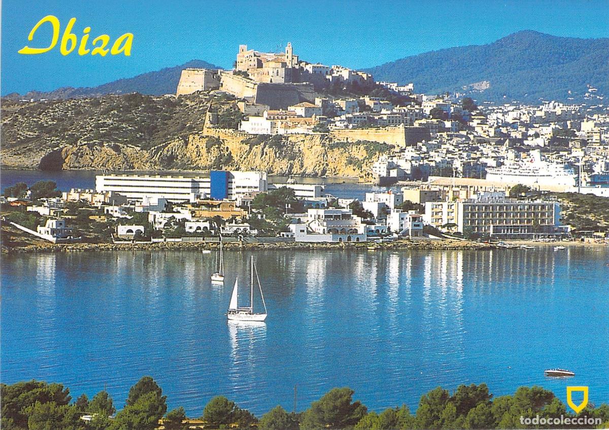 Postales: Postal de Ibiza Vista Panor&aacute;mica de Dalt Vila y el Puerto