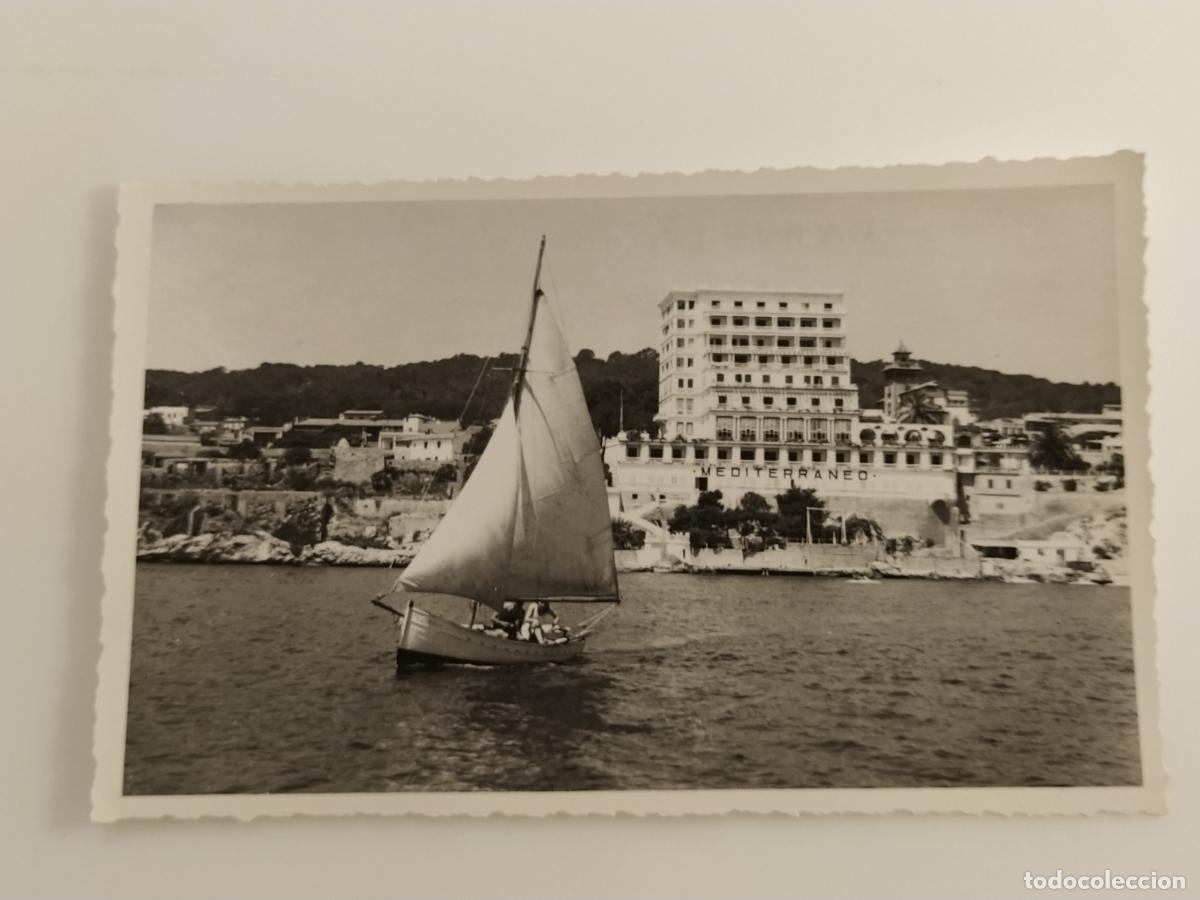 Postales: PALMA DE MALLORCA - MEDITERRANEO GRAN HOTEL - FOTO BALEAR - POSTAL ANTIGUA (116.849)