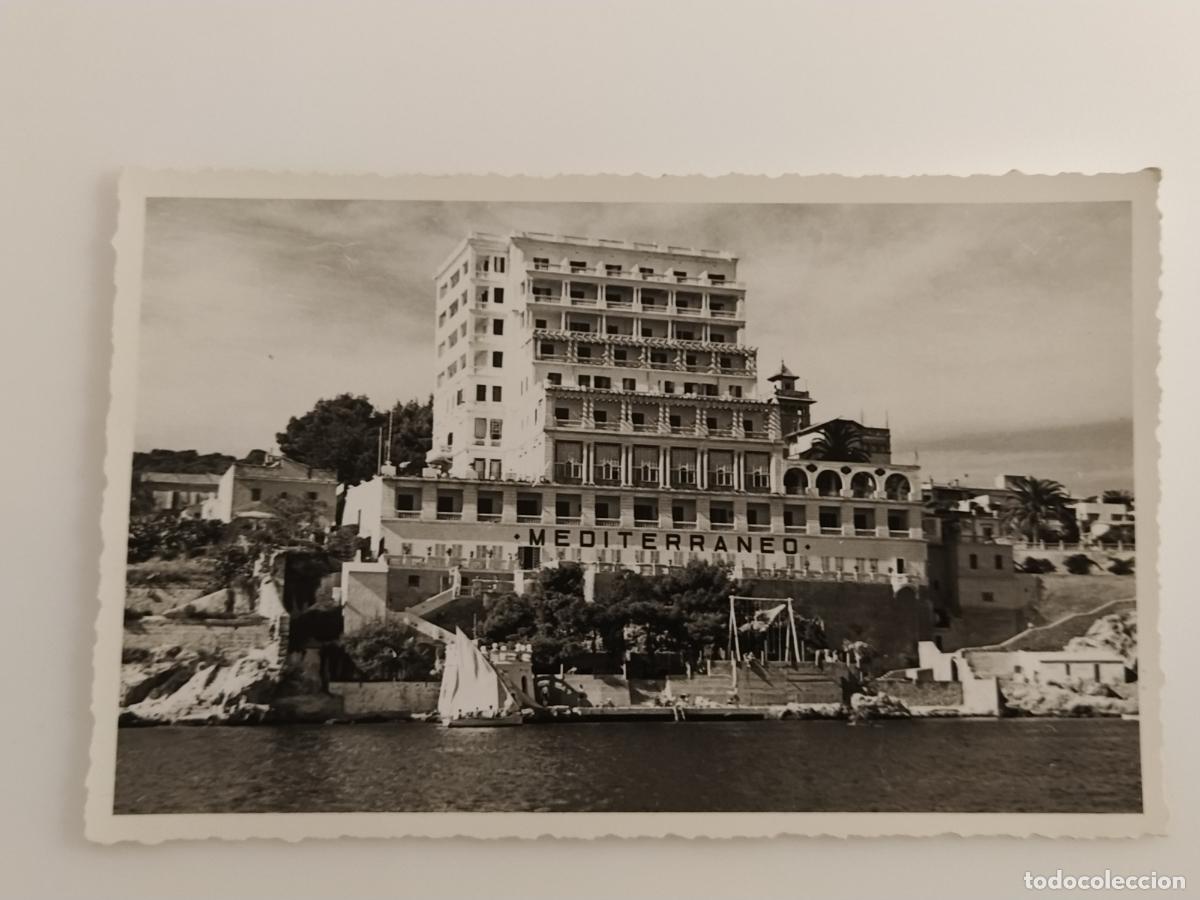 Postales: PALMA DE MALLORCA - MEDITERRANEO GRAN HOTEL - FOTO BALEAR - POSTAL ANTIGUA (116.851)