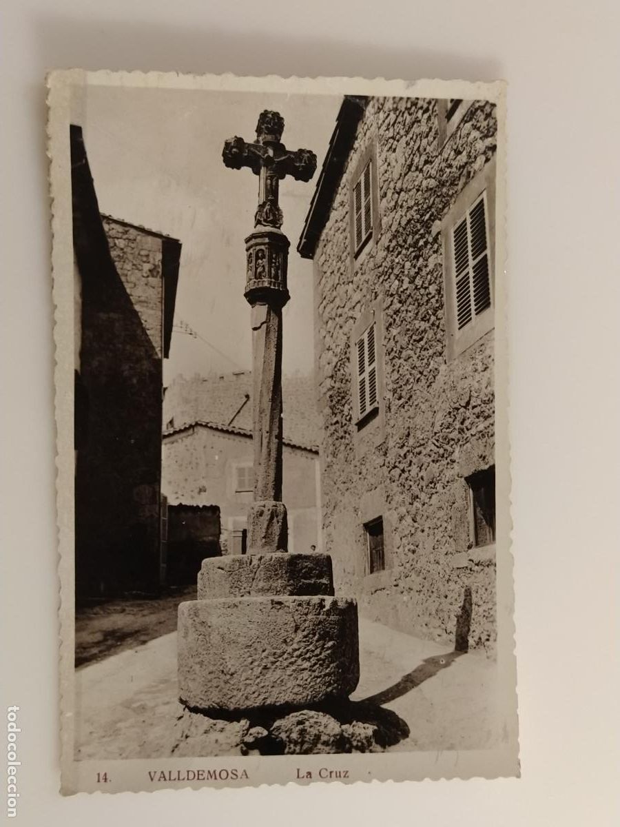 Postales: VALLDEMOSA - LA CRUZ - EDITORIAL FOTOGRAFICA - 14 - POSTAL ANTIGUA (116.853)