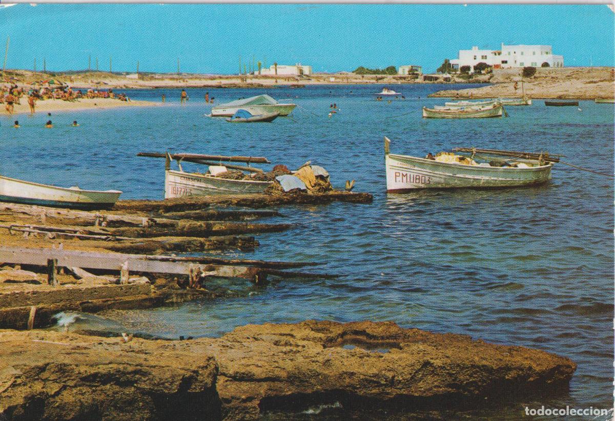 Postales: BALEARES, FORMENTERA, PLAYA ES PUJOLS, VISTA GENERAL - EXCL. DIMAR - CIRCULADA