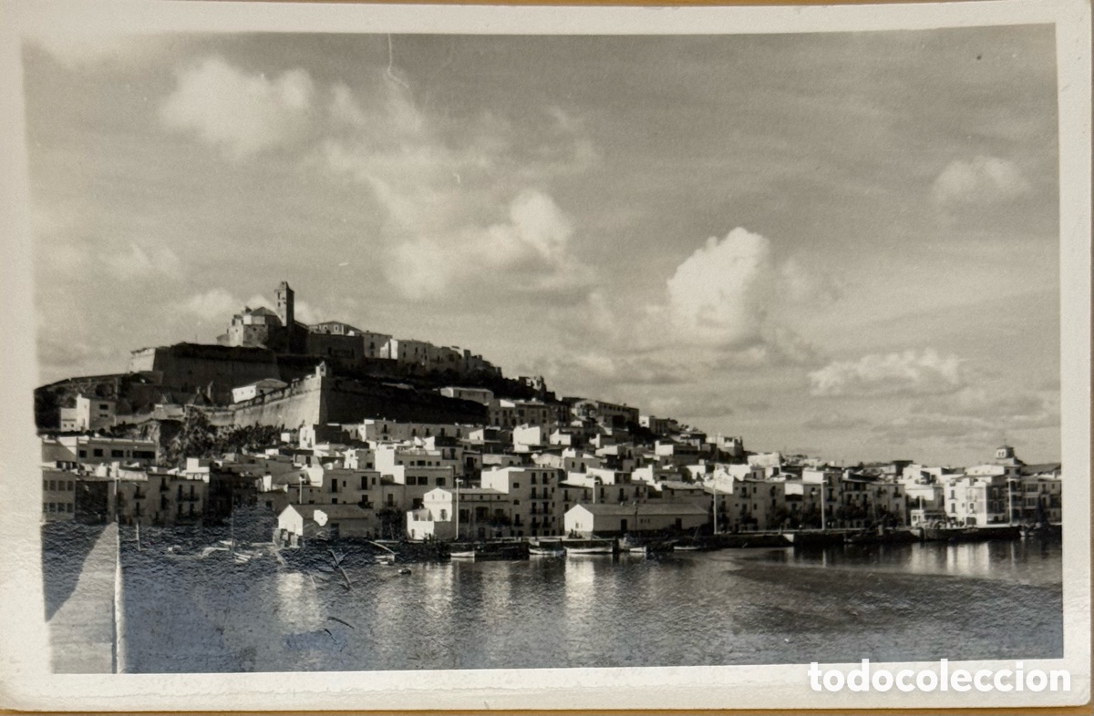 Postales: Ibiza vista al puerto y a la ciudad