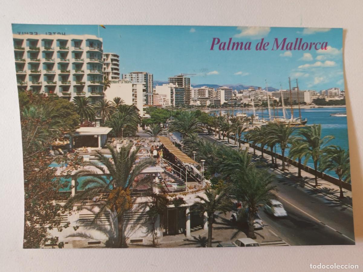 Postales: PALMA DE MALLORCA. PASEO MARITIMO (1970) - FRANQUEO