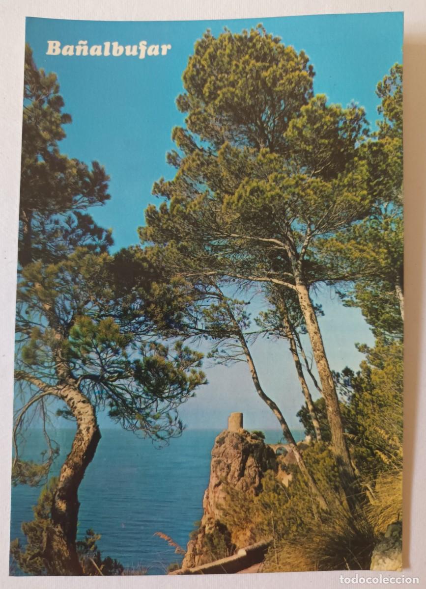 Postales: MALLORCA. BA&Ntilde;ALBUFAR. ATALAYA DE &rdquo;SES ANIMES&rdquo; - FRANQUEO