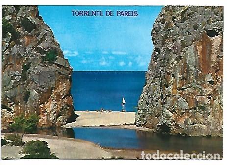 Postales: DESEMBOCADURA Y PLAYA DEL TORRENTE DE PAREIS.- MALLORCA