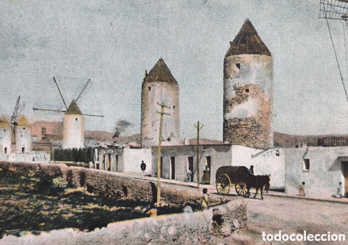 Postales: PALMA MOLINAR MOLINS FARNERS POSTAL A COLOR BALEARS C. 1910