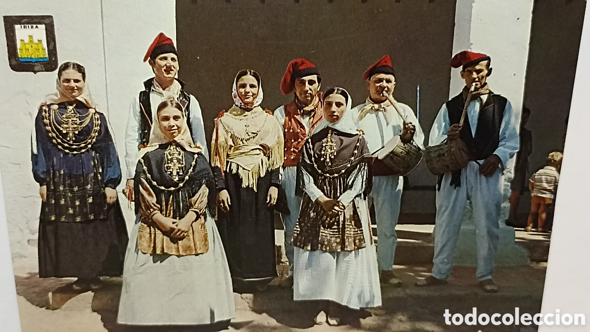 Postales: MINT nuestra se&ntilde;ora de Jes&uacute;s Ibiza Isla Blanca d&iacute;a de fiesta