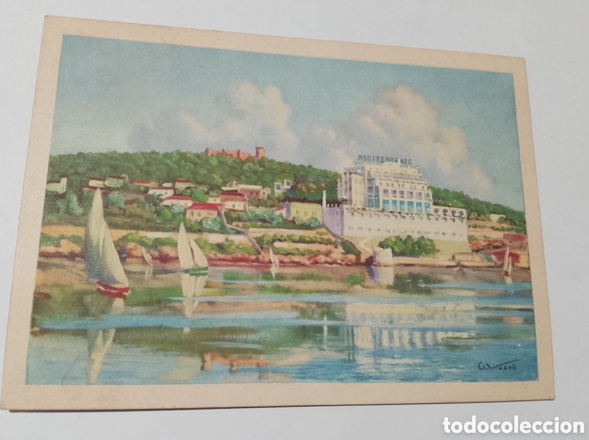 Postales: Postal Mediterr&aacute;neo Gran Hotel de Palma de Mallorca