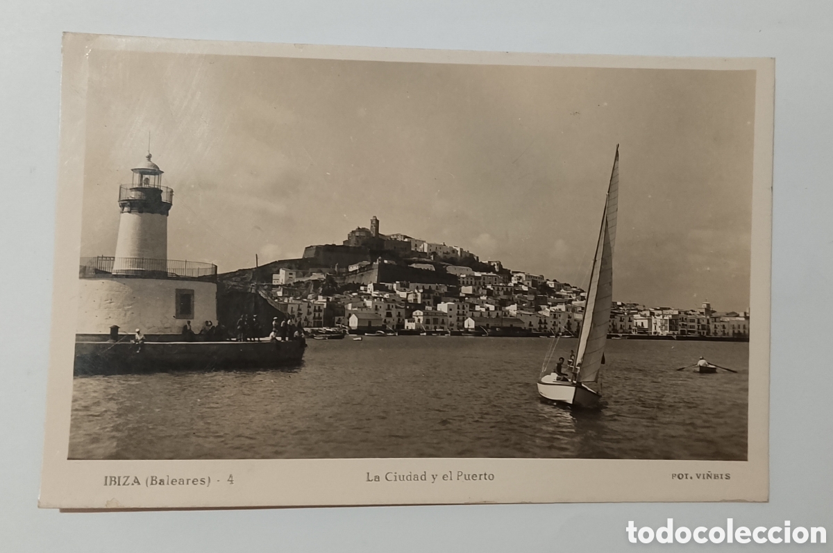 Postales: Postal Ibiza La ciudad y el puerto