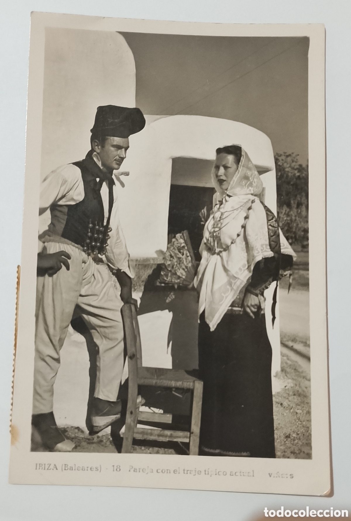 Postales: Postal Ibiza traje t&iacute;pico - Foto 1