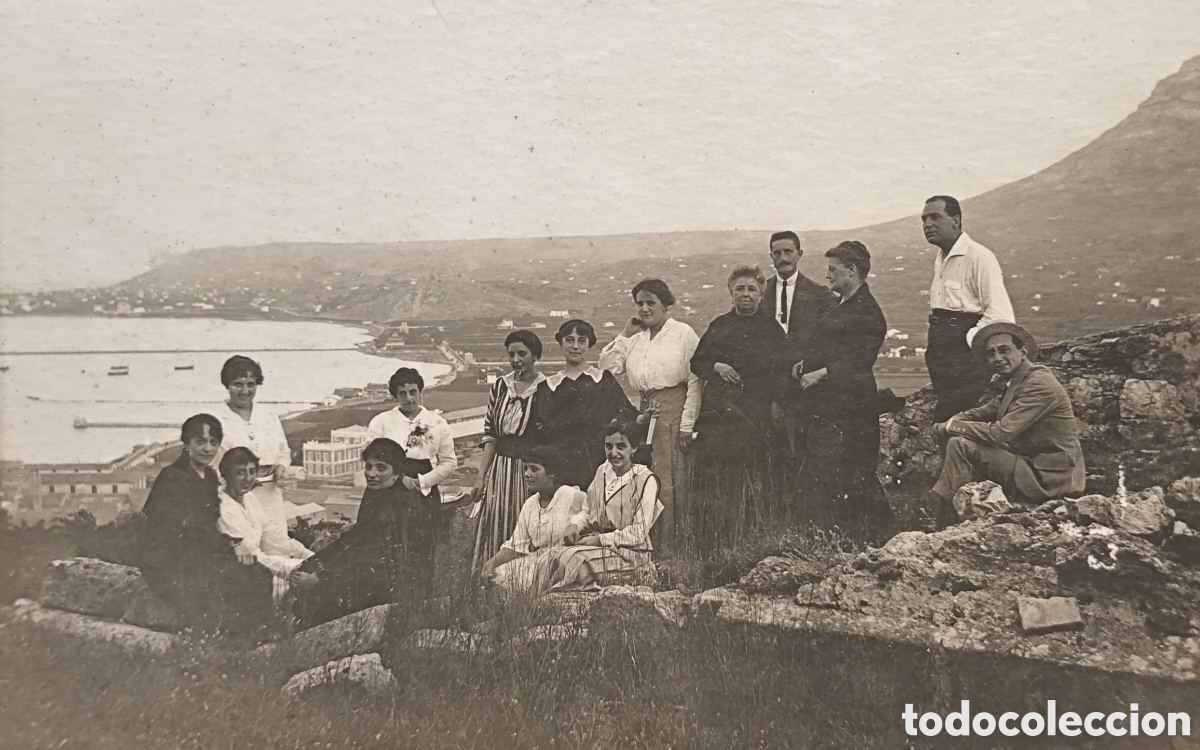 Postales: MA&Oacute; PORT VISTA PANOR&Aacute;MICA DESDE LA MOLA POSTAL FOTOGR&Aacute;FICA MENORCA BALEARS C. 1920