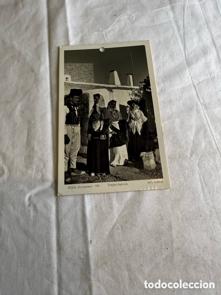 Postales: Antigua postal Ibiza Baleares &ndash; Trajes t&iacute;picos ibicencos &ndash; Fot. Vi&ntilde;ets &ndash; a&ntilde;os 50