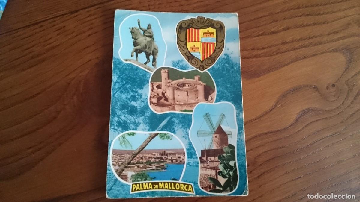 Postales: TARJETA POSTAL PALMA DE MALLORCA - NO CIRCULADA, ESCRITA, CON UN CU&Ntilde;O