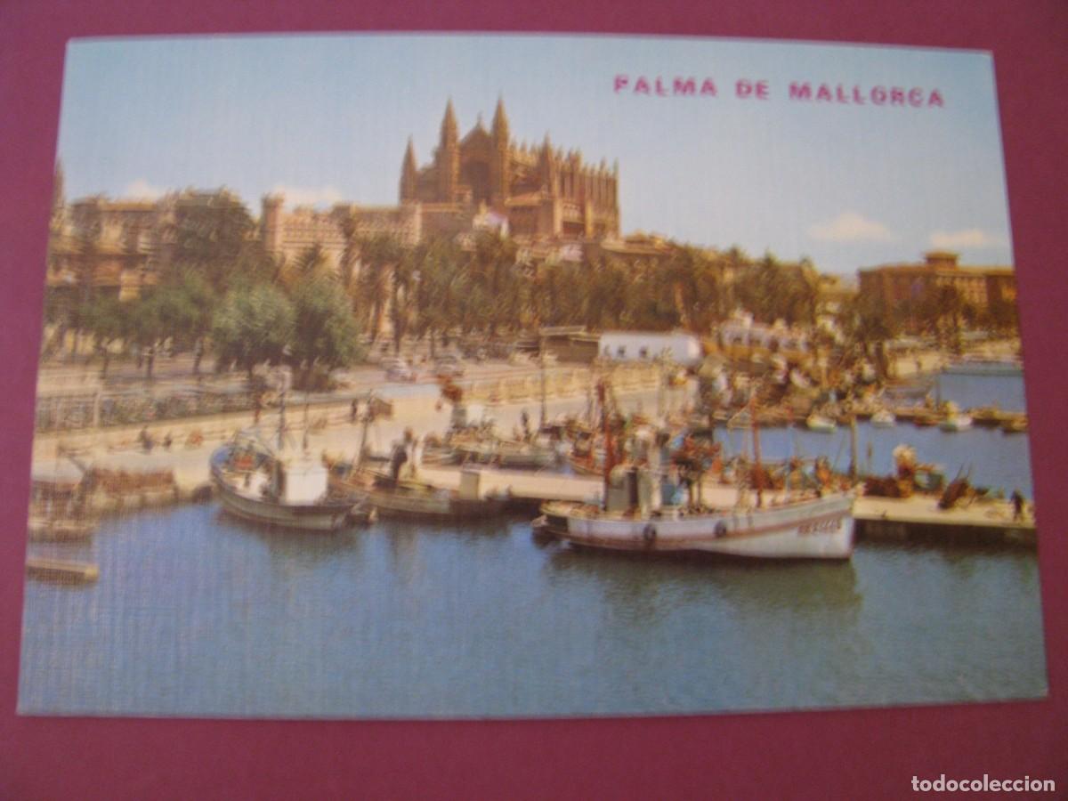 Postales: POSTAL DE PALMA DE MALLORCA. LA CATEDRAL DESDE EL MUELLE DE PESCADORES. FOTOPERATOR