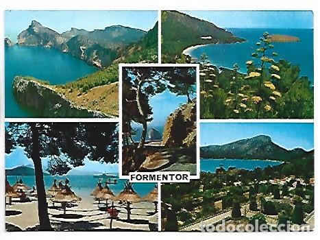 Postales: 5 VISTAS DE FORMENTOR.- MALLORCA