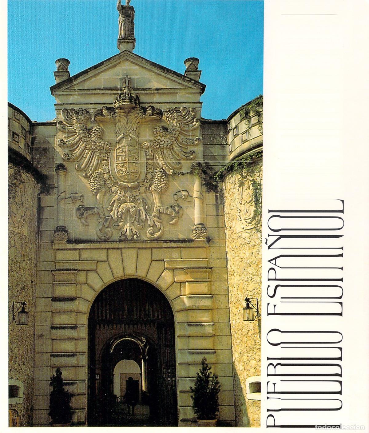 Postales: Postal de la entrada del Pueblo Espa&ntilde;ol en Mallorca