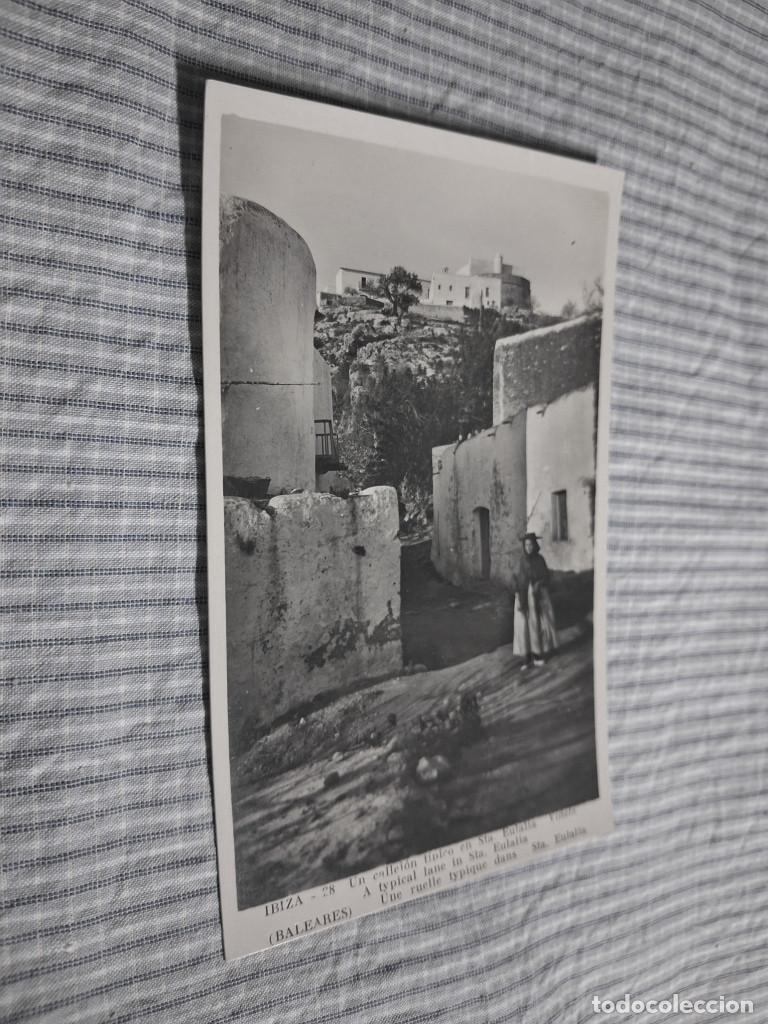 Postales: Postal antigua Ibiza. Un callej&oacute;n t&iacute;pico de Santa Eulalia. Vi&ntilde;ets 28