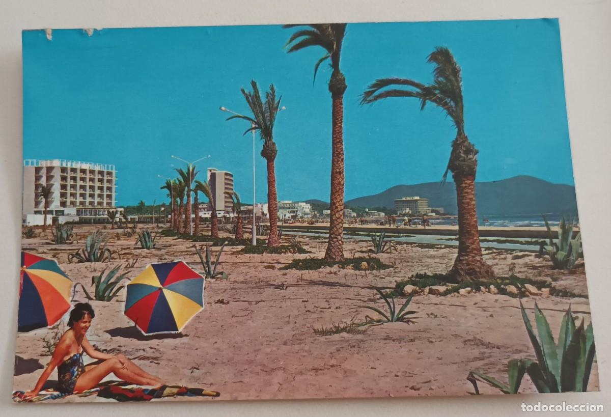 Postales: MALLORCA. CALA MILLOR. HOTELES EN LA PLAYA (1965)