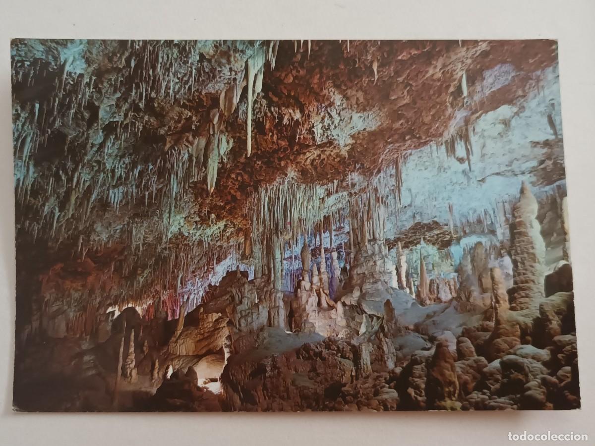Postales: PORTO CRISTO (MANACOR). CUEVAS DELS HAMS. SALON DE ARMAS (1968) - FRANQUEO