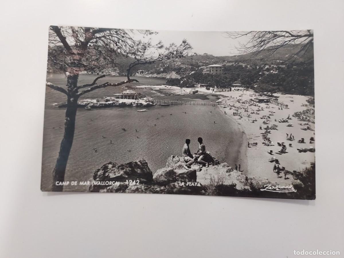 Cartes Postales: POSTAL CAMP DE MAR PLAYA. 1959. CIRCULADA. ZERKOWITZ 1242. MALLORCA. ANTIGUA