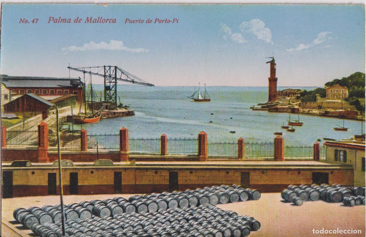 Postales: PALMA DE MALLORCA, PUERTO DE PUERTO-PI - AM (ANGEL TOLDR&Agrave;) N&ordm;47 SERIE: 34428 - S/C