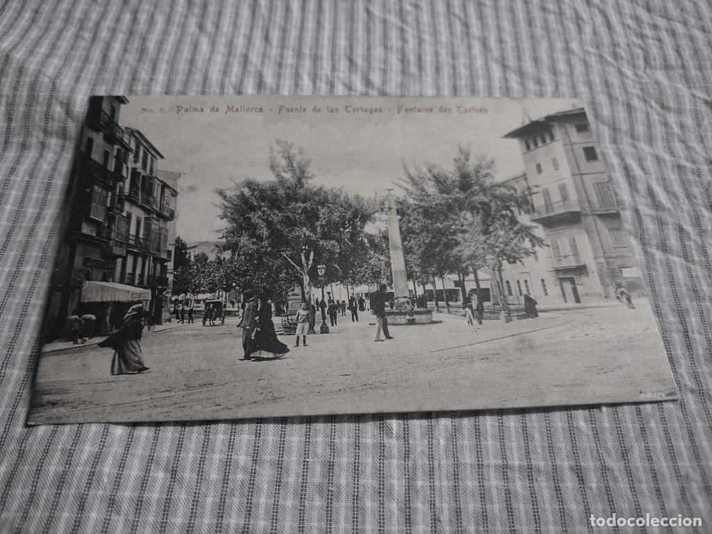 Postales: Postal antigua Mallorca. Palma. Fuente de las Tortugas. A.M. 6.
