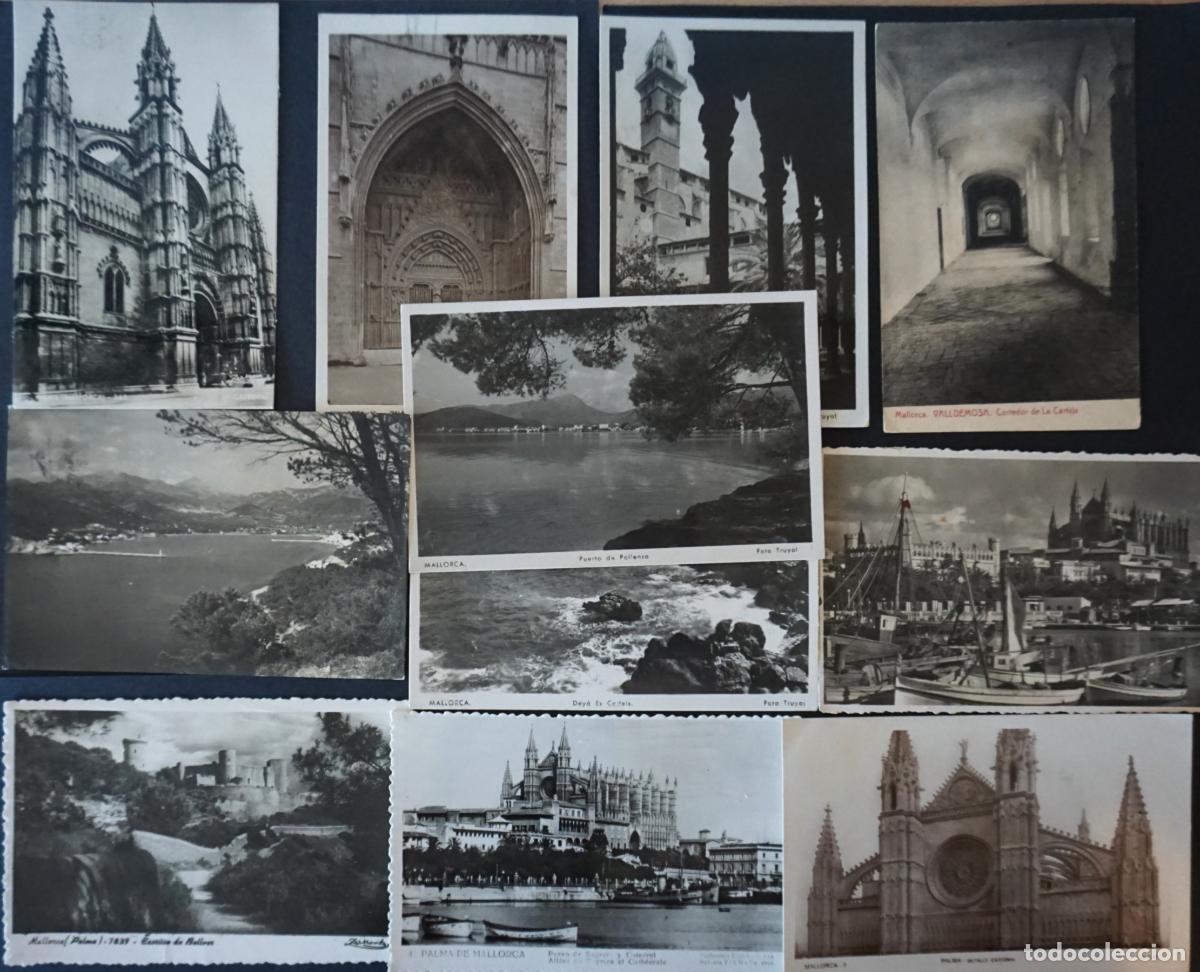 Postkarten: 11 postales de Mallorca de los a&ntilde;os 20 a los a&ntilde;os 50. Circuladas con sello. Ver fotografias