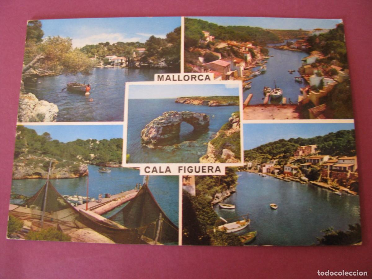 Postales: POSTAL DE MALLORCA. CALA FIGUERA. PUIG FERRAN. CIRCULADA
