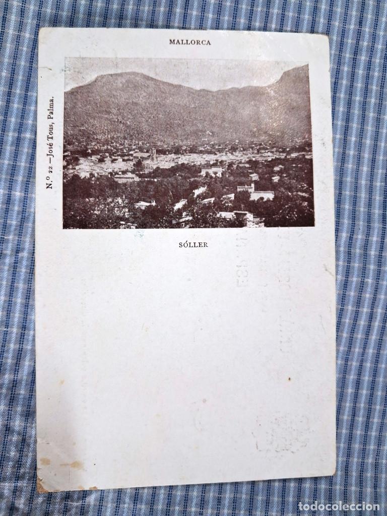 Postales: Postal antigua Mallorca. S&oacute;ller. Jos&eacute; Tous. N&ordm; 22. Dorso sin dividir