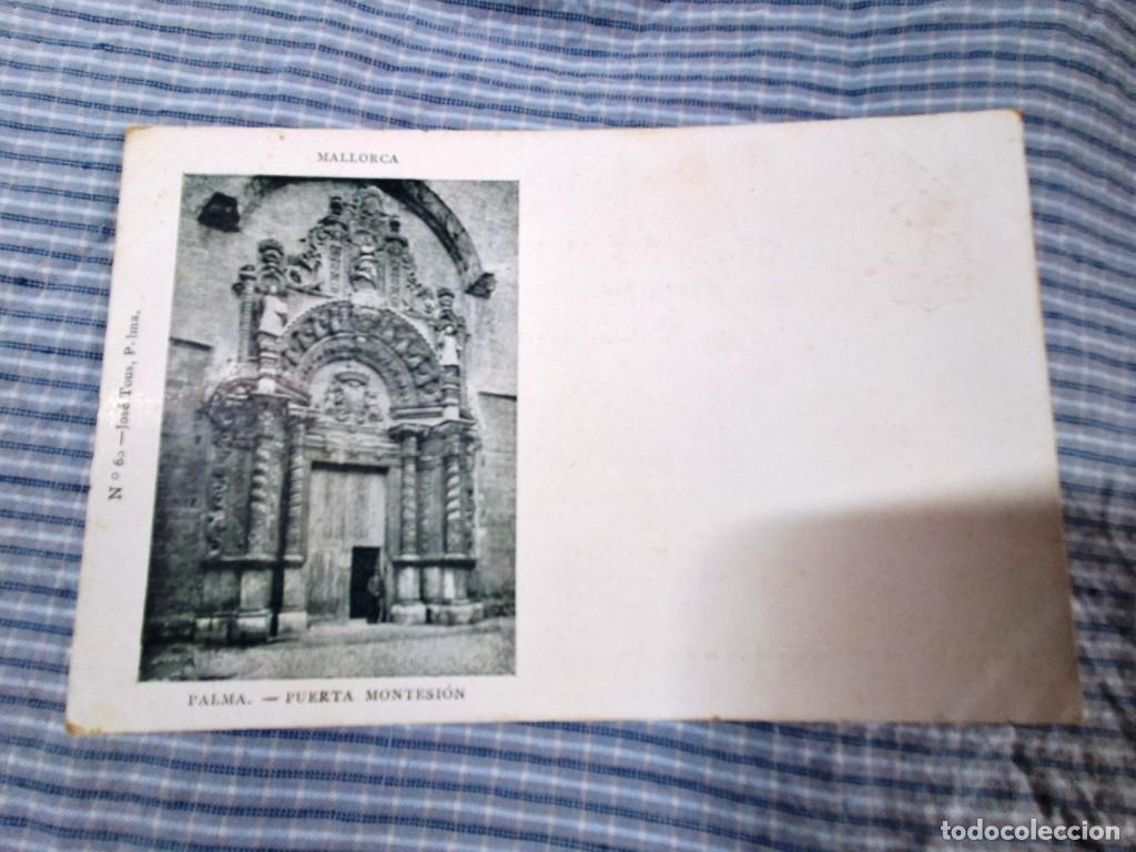 Postales: Postal antigua Mallorca. Palma. Puerta Montesi&oacute;n. Jos&eacute; Tous. N&ordm; 60. Dorso sin dividir