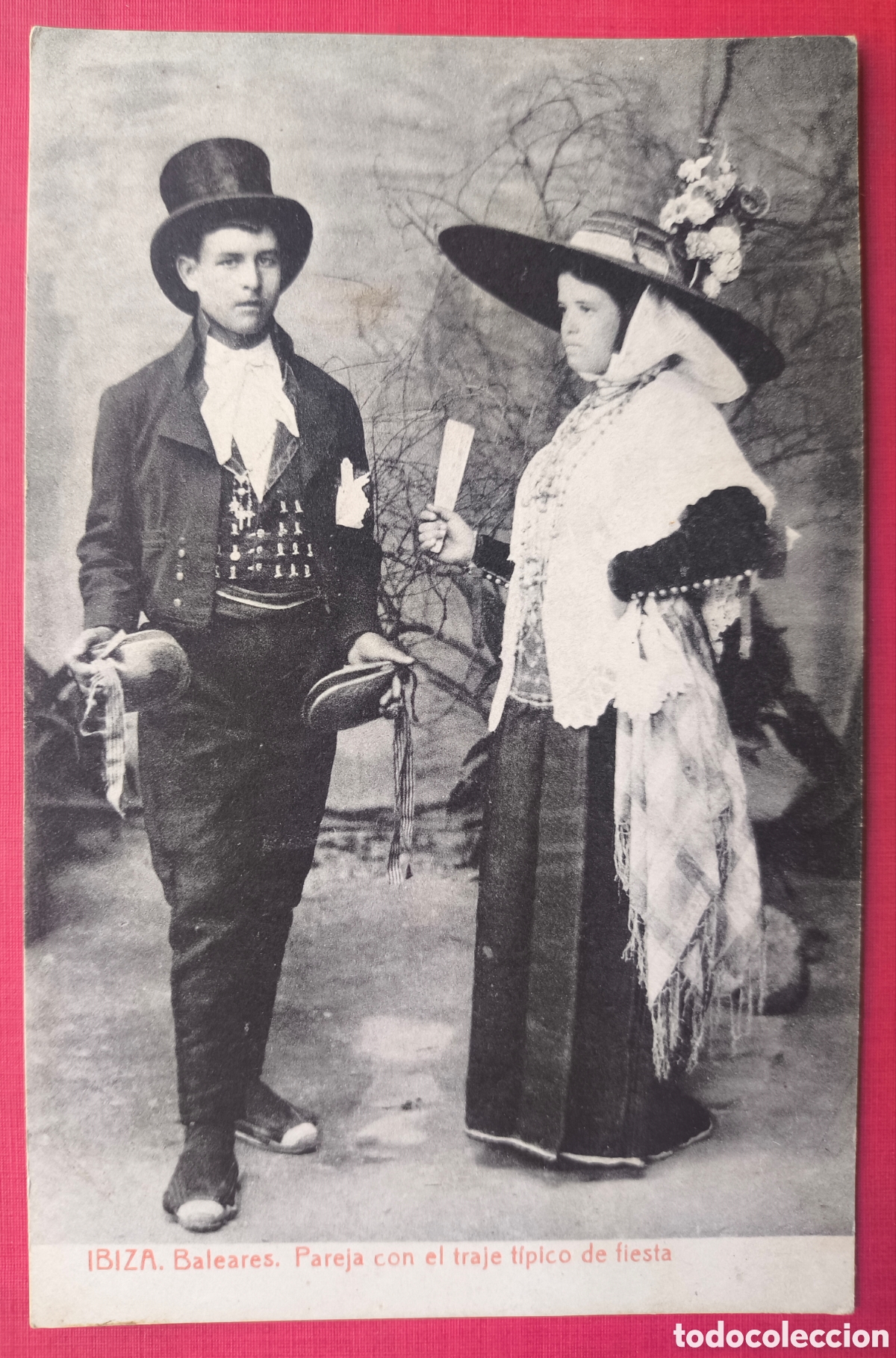 Postales: EIVISSA TRAJE TIPICO ETNOGRAFIA POSTAL FOTOTIPIA FOT. PUGET IBIZA BALEARS C. 1915