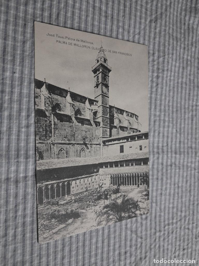 Postales: Postal antigua Mallorca. Palma. Claustro de San Francisco. Jos&eacute; Tous. Dorso dividido